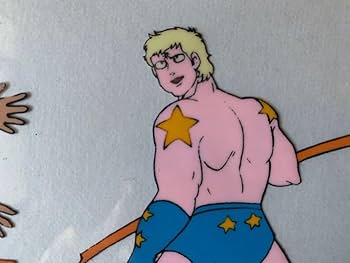 キン肉マン 背景付き セル画 アニメ 額装入り　昭和レトロ Yahoo!オークション - アニメ キン肉マン セル画 背景